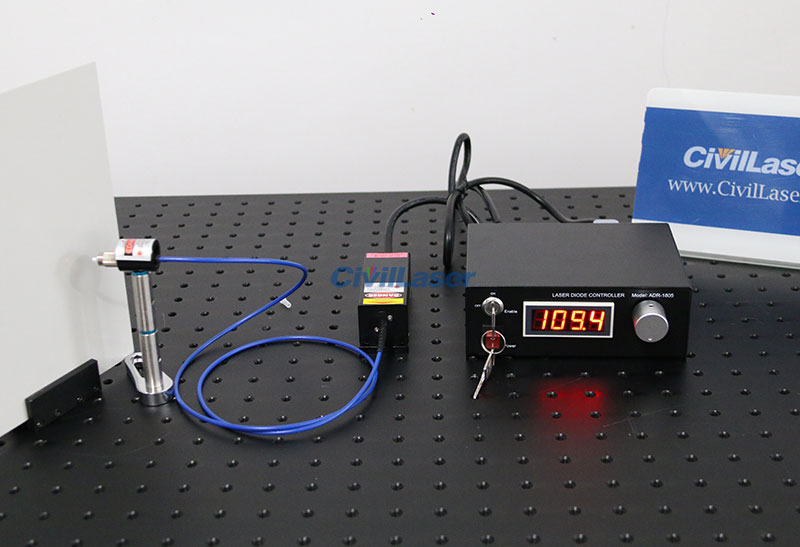 SM fiber coupled laser